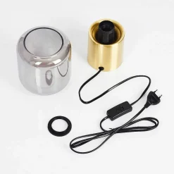 Lampe De Table Keppoch Laiton, 1 Lumiere