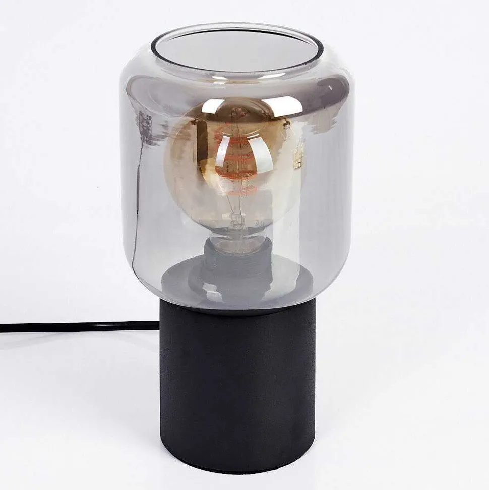 Lampe De Table Keppoch Noir, 1 Lumiere