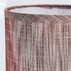 Lampe De Table Kigombo Brun, 1 Lumiere