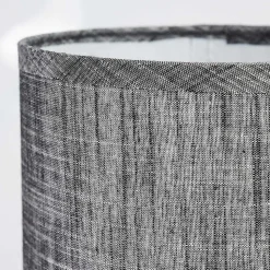 Lampe De Table Kigombo Gris, Noir, 1 Lumiere