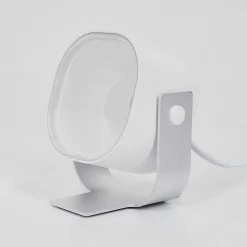 Lampe De Table Ledo Argente, 1 Lumiere, Telecommandes, Changeur De Couleurs