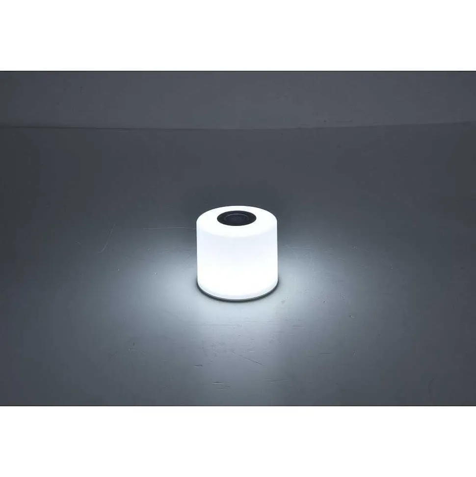 Lampe De Table Lutec Noma Led Blanc, 1 Lumiere, Changeur De Couleurs
