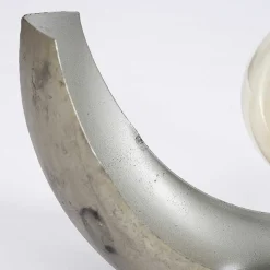 Lampe De Table Magredis Argent Oxyde, 1 Lumiere