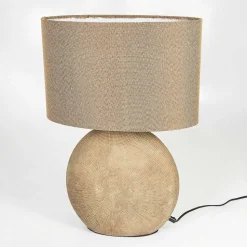 Lampe De Table Manariz Brun, 1 Lumiere