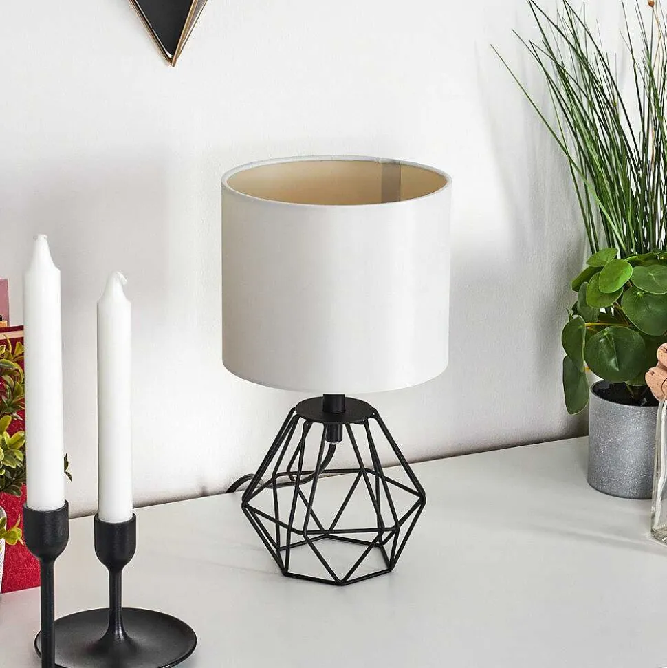 Lampe De Table Marang Noir, 1 Lumiere