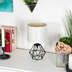 Lampe De Table Marang Noir, 1 Lumiere