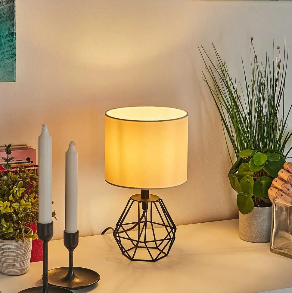 Lampe De Table Marang Noir, 1 Lumiere