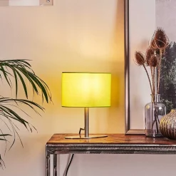 Lampe De Table Mavulu Nickel Mat, 1 Lumiere