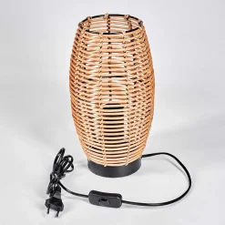 Lampe De Table Mulstrand Ecru, Noir, 1 Lumiere