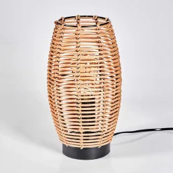 Lampe De Table Mulstrand Ecru, Noir, 1 Lumiere