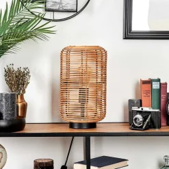 Lampe De Table Mulstrand Ecru, Noir, 1 Lumiere