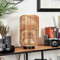 Lampe De Table Mulstrand Ecru, Noir, 1 Lumiere