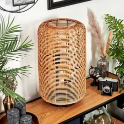 Lampe De Table Mulstrand Ecru, Noir, 2 Lumieres