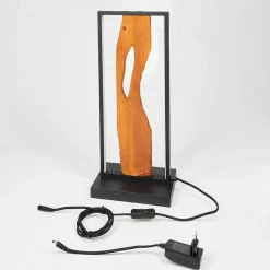 Lampe De Table Nevogilde Led Ecru, Noir, 1 Lumiere