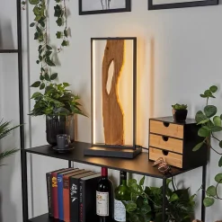 Lampe De Table Nevogilde Led Ecru, Noir, 1 Lumiere