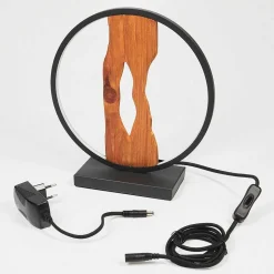 Lampe De Table Nevogilde Led Ecru, Noir, 1 Lumiere