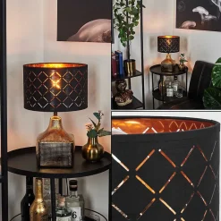 Lampe De Table Osorno Or, 1 Lumiere