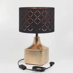 Lampe De Table Osorno Or, 1 Lumiere