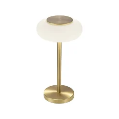 Lampe De Table Paul Neuhaus Q-Etienne Led Laiton, 1 Lumiere, Telecommandes