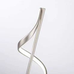 Lampe De Table Paul Neuhaus Qswing Led Argente, 1 Lumiere, Telecommandes