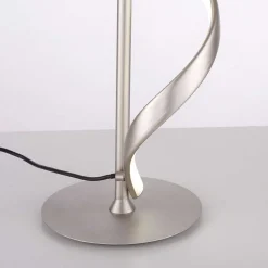 Lampe De Table Paul Neuhaus Qswing Led Argente, 1 Lumiere, Telecommandes