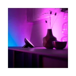 Lampe De Table Philips Hue Bloom Led Noir, 1 Lumiere, Changeur De Couleurs