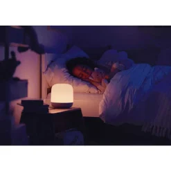 Lampe De Table Philips Wiz Hero Led Blanc, 1 Lumiere, Telecommandes, Changeur De Couleurs