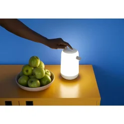 Lampe De Table Philips Wiz Portable Led Blanc, 1 Lumiere, Changeur De Couleurs