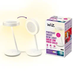 Lampe De Table Philips Wiz Office Led Blanc, 1 Lumiere