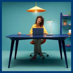 Lampe De Table Philips Wiz Office Led Blanc, 1 Lumiere