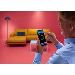 Lampe De Table Philips Wiz Lightbar Led Blanc, 1 Lumiere, Changeur De Couleurs