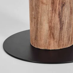 Lampe De Table Pozos Ecru, Noir, 1 Lumiere