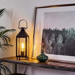 Lampe De Table Raupunga Noir, 1 Lumiere