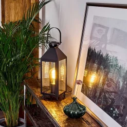 Lampe De Table Raupunga Noir, 1 Lumiere