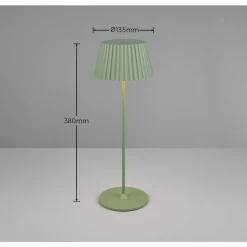 Lampe De Table Reality Suarez Led Vert, 1 Lumiere