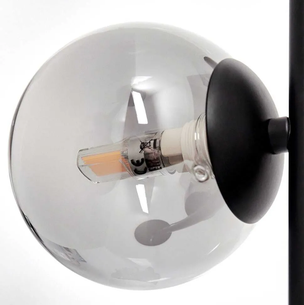 Lampe De Table Remaisnil Noir, 2 Lumieres