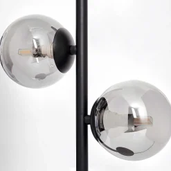 Lampe De Table Remaisnil Noir, 2 Lumieres