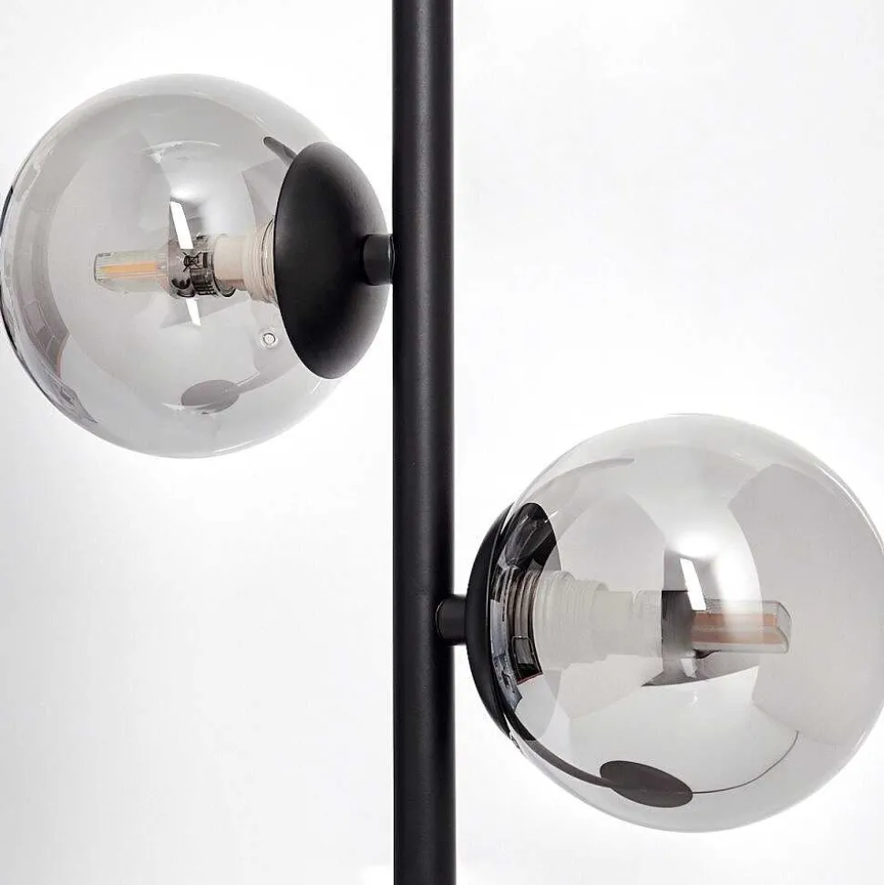 Lampe De Table Remaisnil Noir, 2 Lumieres