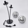 Lampe De Table Salamonde Noir, 2 Lumieres