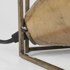 Lampe De Table Samboc Argent Oxyde, 1 Lumiere