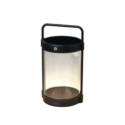 Lampe De Table Solaire Konstsmide Crotone Led Noir, 1 Lumiere