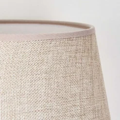 Lampe De Table Stampa Brun, Couleur Bois, 1 Lumiere