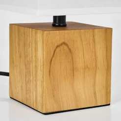 Lampe De Table Talco Ecru, 1 Lumiere