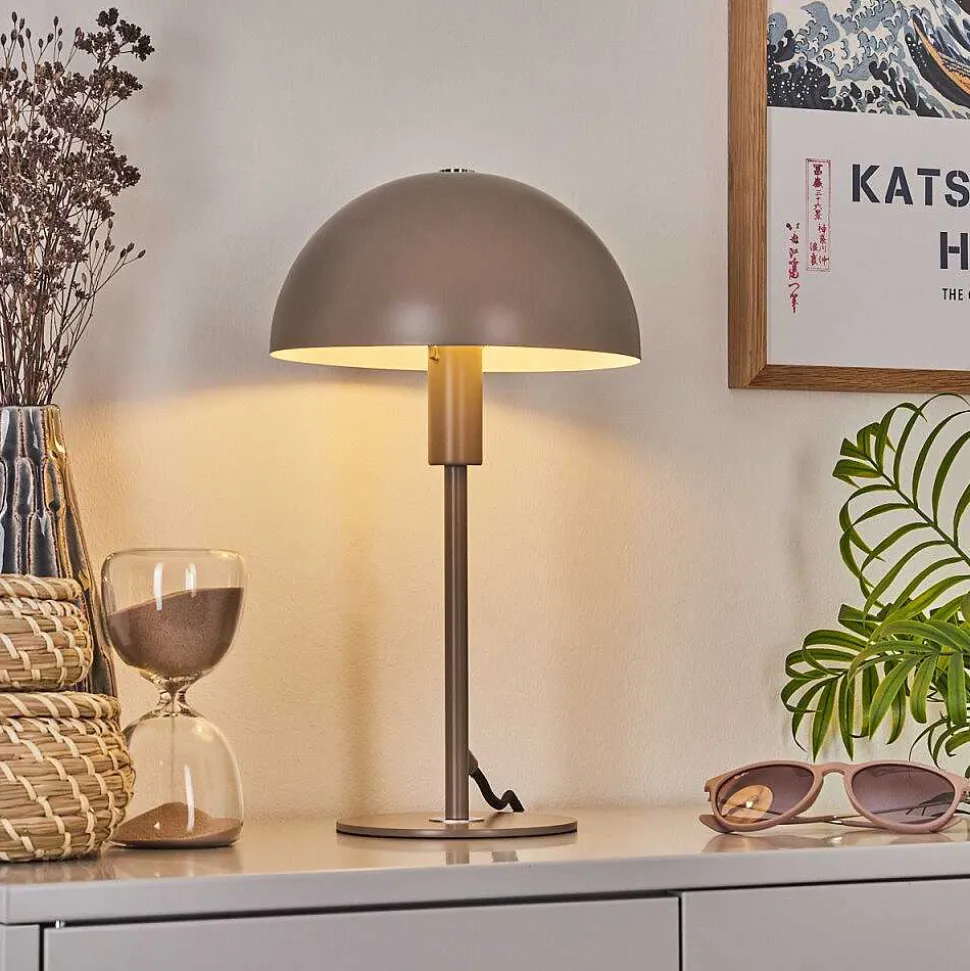 Lampe De Table Tati Gris, 1 Lumiere