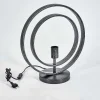 Lampe De Table Tercel Noir, 1 Lumiere