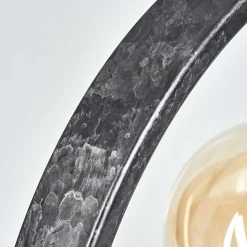 Lampe De Table Tercel Noir, 1 Lumiere