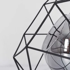 Lampe De Table Uarau Noir, 1 Lumiere