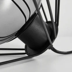 Lampe De Table Uarau Noir, 1 Lumiere