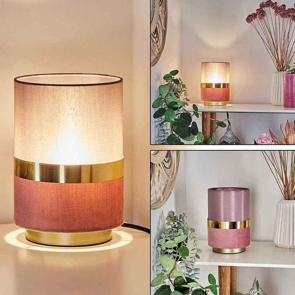 Lampe De Table Weiler Or, 1 Lumiere