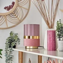 Lampe De Table Weiler Or, 1 Lumiere